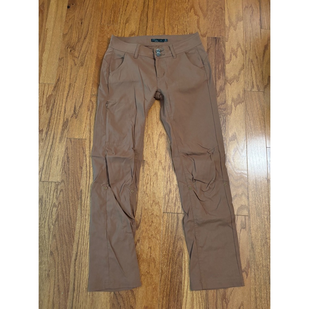Prana Brown Roll Leg Hiking Pants Size 4